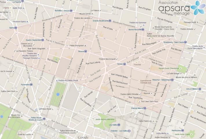 Ménage et repassage 2ème arrondissement de Paris - 75002