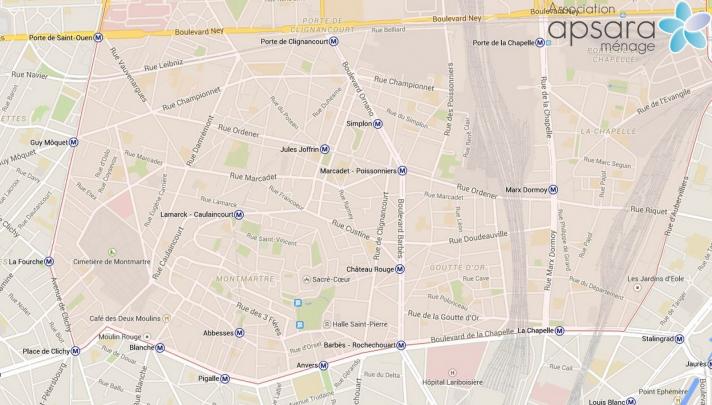 Repassage à domicile - femme de ménage Paris 18ème 75018